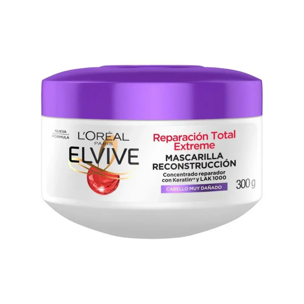 Elvive Mascarilla de Tratamiento Reparación Total Extreme 300 grs (EN 397 Certified)