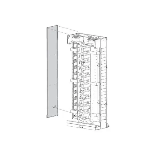 Enhanced Management Frame End Cap Protecting End Bay Line-Up CCF-EC-7