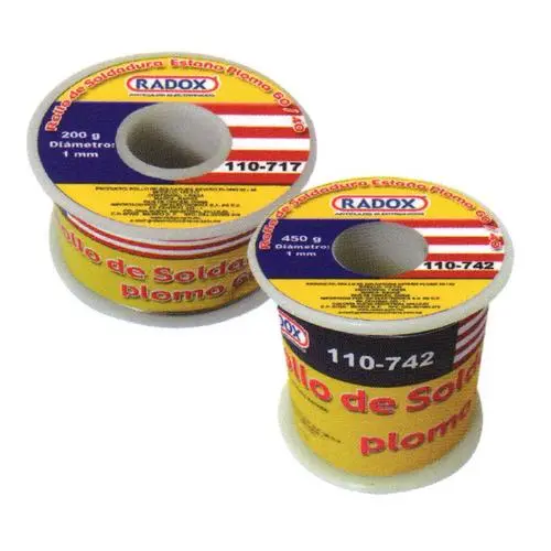 ROLLO DE SOLDADURA 60/40 450G RADOX 110-742 RADOX 110-742