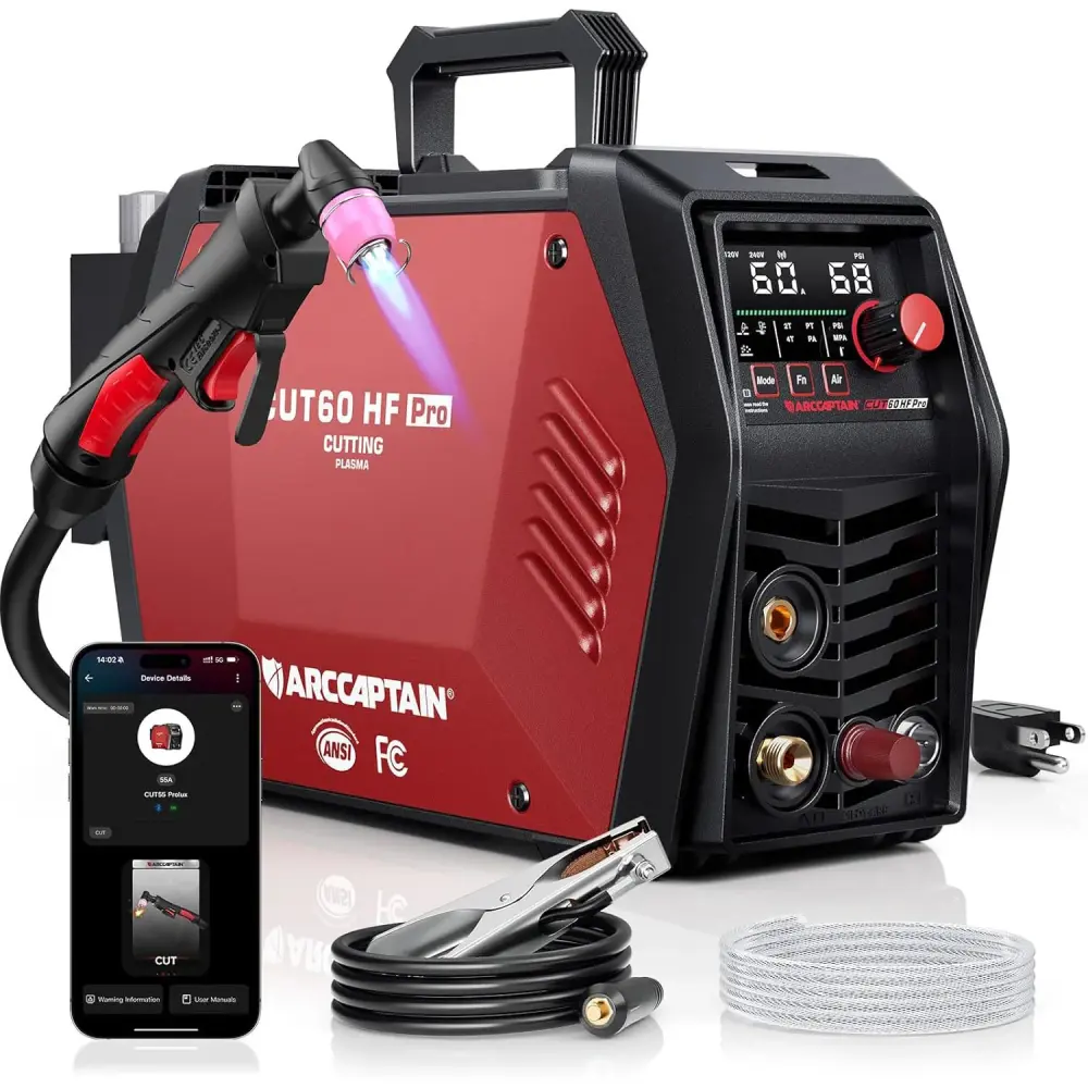 ARCCAPTAIN CUT60PRO HF Plasma Cutter APP Control 120/240V Plasma Cutter Machine