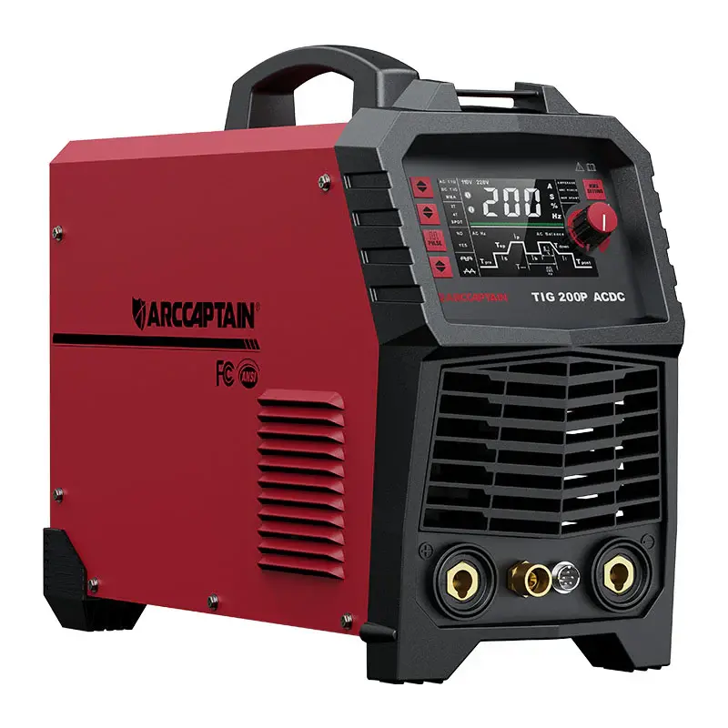 Arccaptain TIG200P ACDC Multi Process Aluminio ligero TIG Welder Wholesale Welding machie