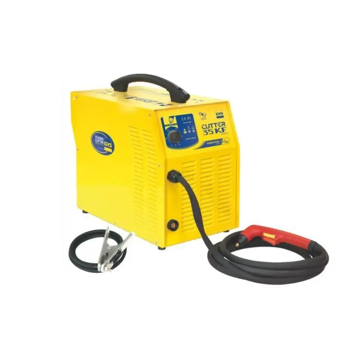 Cortadora de plasma gys cutter 35kf - compresor integrado - corte de calida