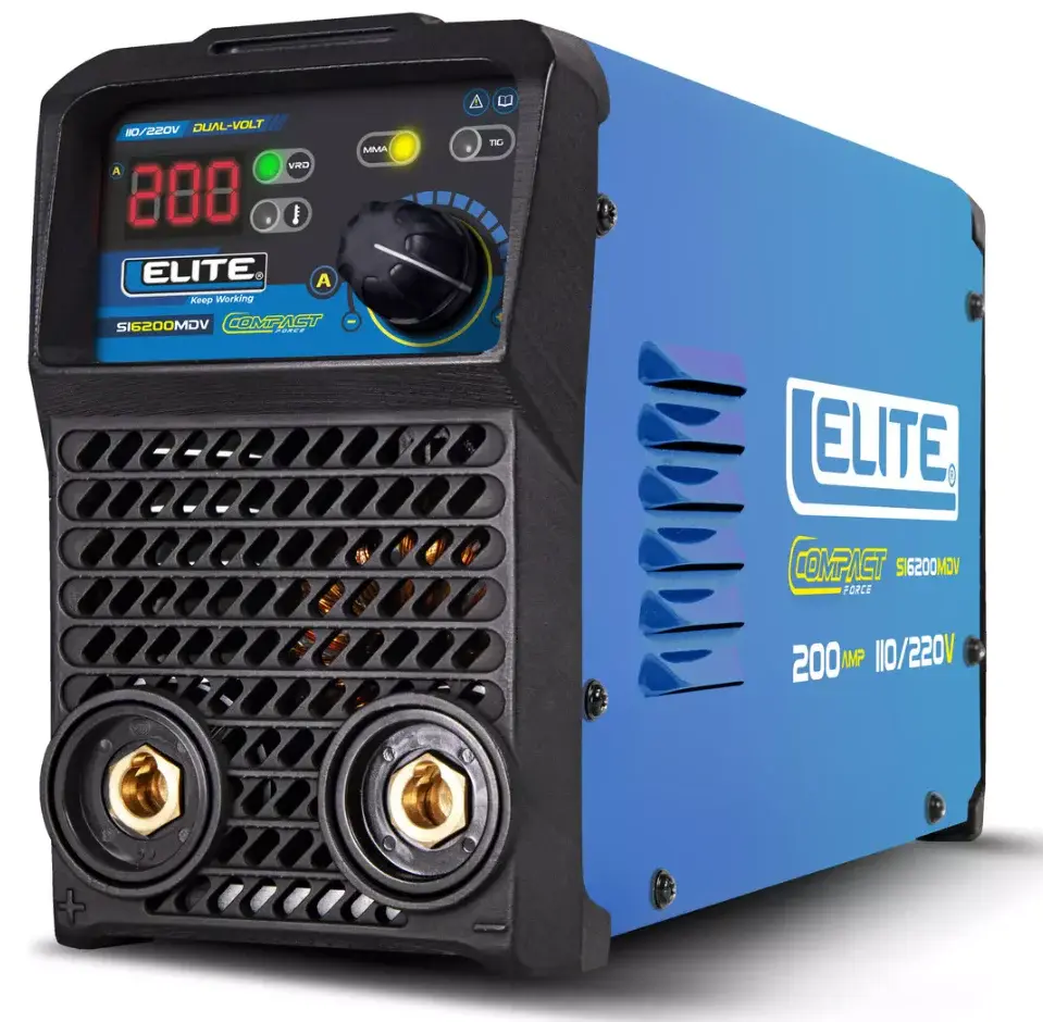 Soldador Inversor DE ÉLITE ARC 200 Compacto 110/220V - 200A TIG LIFT ARC - Tamaño XS