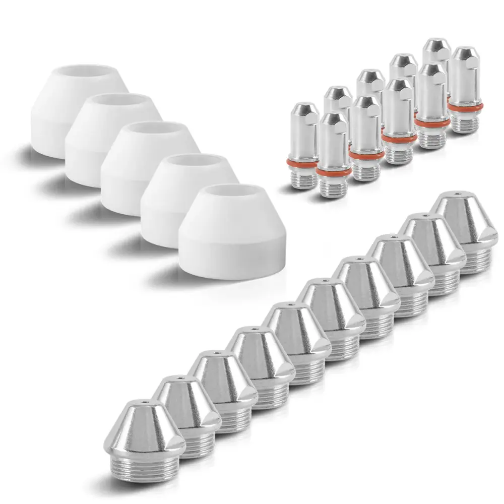 Stahlwerk WSD-200 accesorios de plasma establecido 25 piezas, piezas de desgaste, el plasma sufre + electrodos + tapas de ...