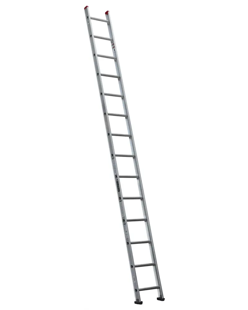 Casco de Bombero Escalera recta de aluminio 14 peldaños Cuprum