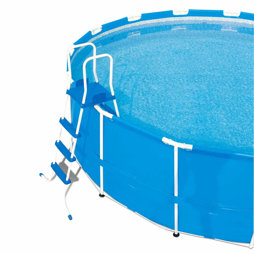 Escalera para piscina desmontable Bestway 122 cm con Luz de Emergencia