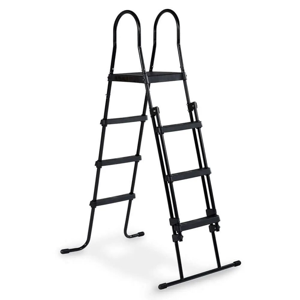 Escalera de Piscina EXIT para Altura de Estructura de 108-122cm - Negro de Lana de Vidrio