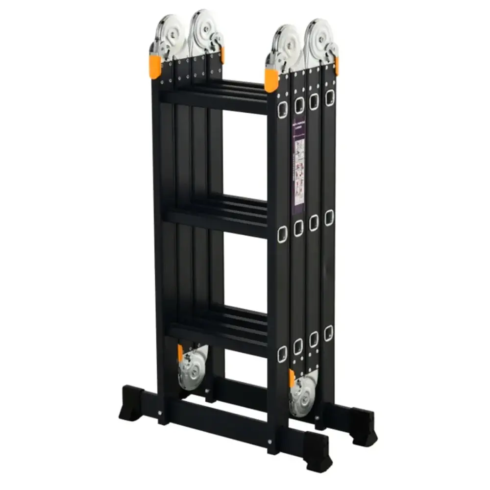 Linterna de Emergencia Escalera multiusos Durhand 5 en 1 con plataforma negro