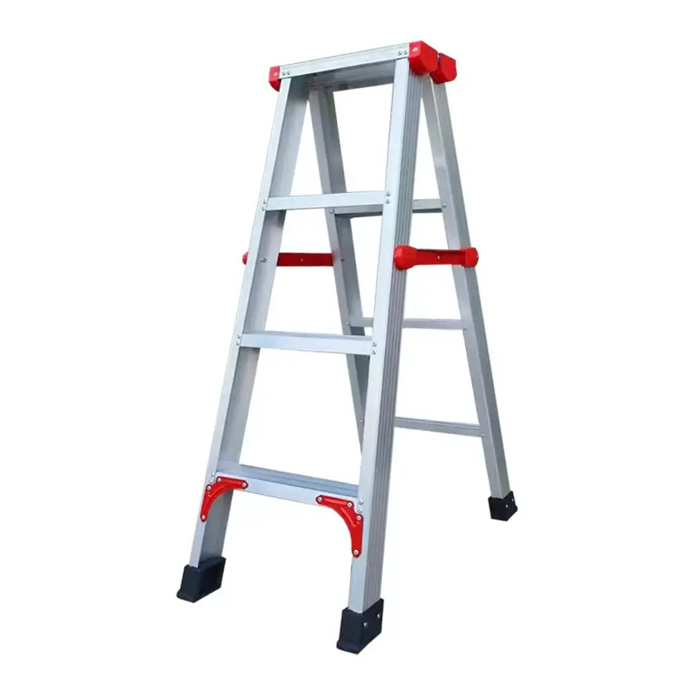 ESCALERA TIJERA D/ALUMINIO 4 ESCALONES para Trabajos en Altura