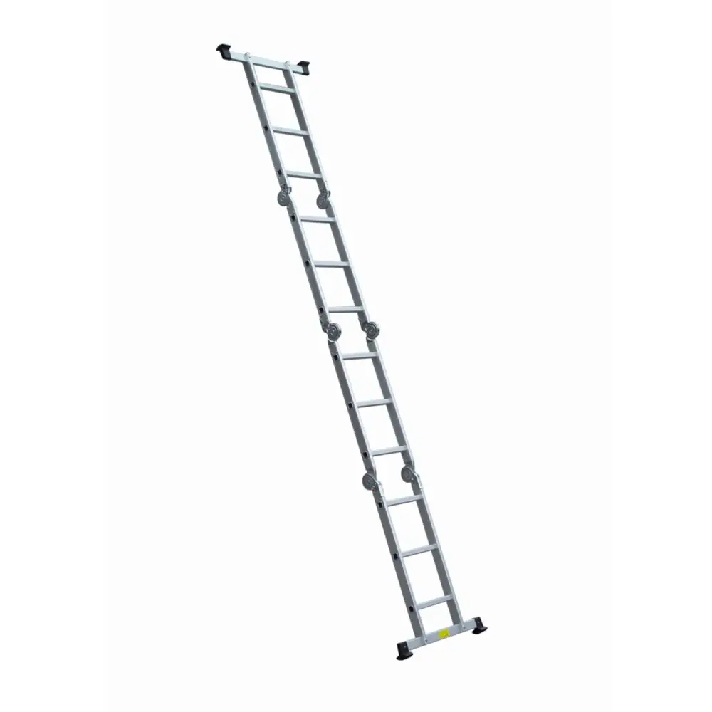 Escalera de Extensión Escalera de aluminio profesional articulada catterhouse multiusos 4x3 pelda