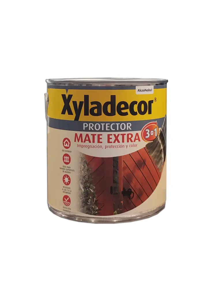 Escalera Telescópica Xyladecor mate extra 3 en 1 2,5 lt (teca)