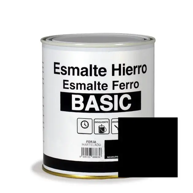 Esmalte hierro forja negro basic 750 ml