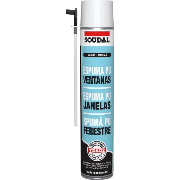 Espuma PU puertas y ventanas 750 ml Soudal