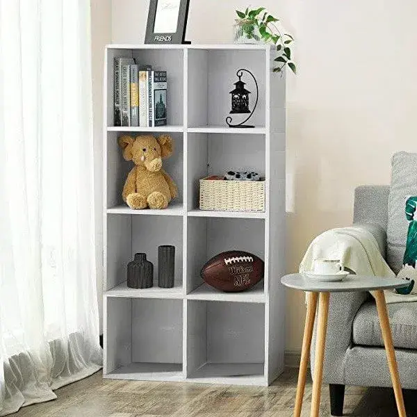 Estanterí Urban Good 8 estantes madera 180 x 80 x 35 cm blanco para Herramientas Pesadas