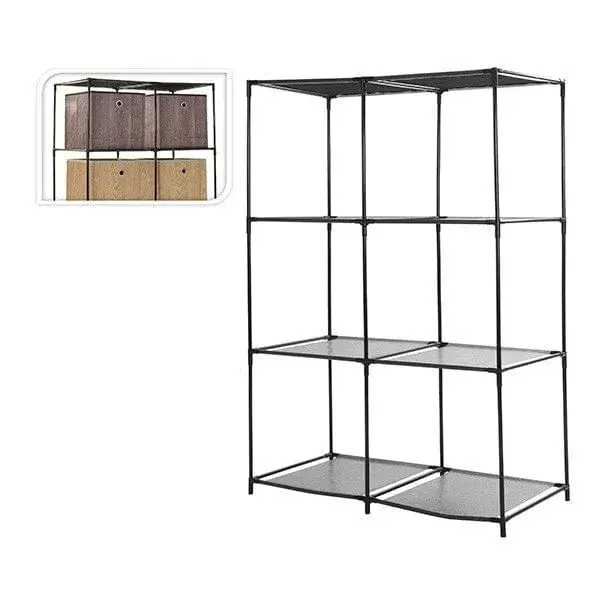 Portaherramientas Móvil Estanterí metálica desmontable 6 baldas 34x68x104 cm