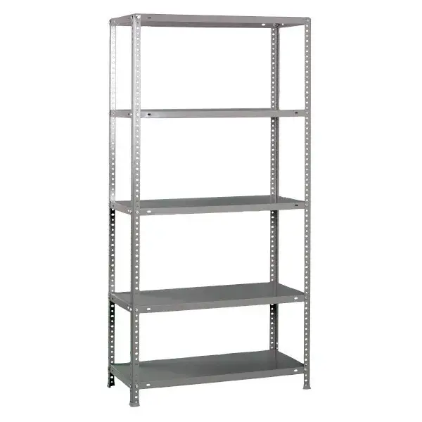 Estanterí metálica Volga gris 200x110x40cm con tornillos