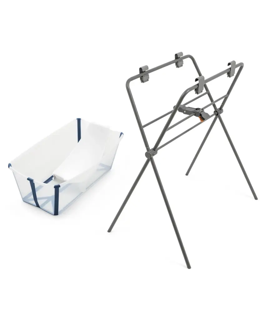 Paquete Stand Stokke® más Flexi Bath® Bundle Azul Medidas 30x20cm