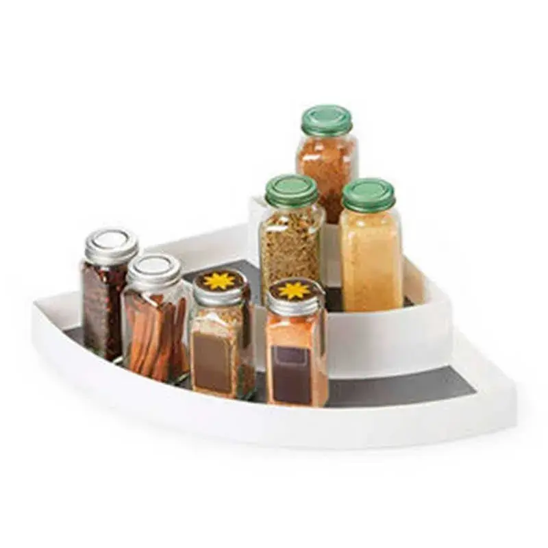 Organizador para Bicicletas Estante esquinero Non Slip Confortime 3 niveles blanco/gris 30x30 cm