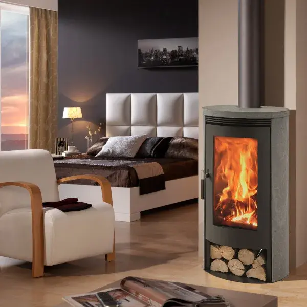 Estufa leñ Delta 3 piedras 8 kW Panadero