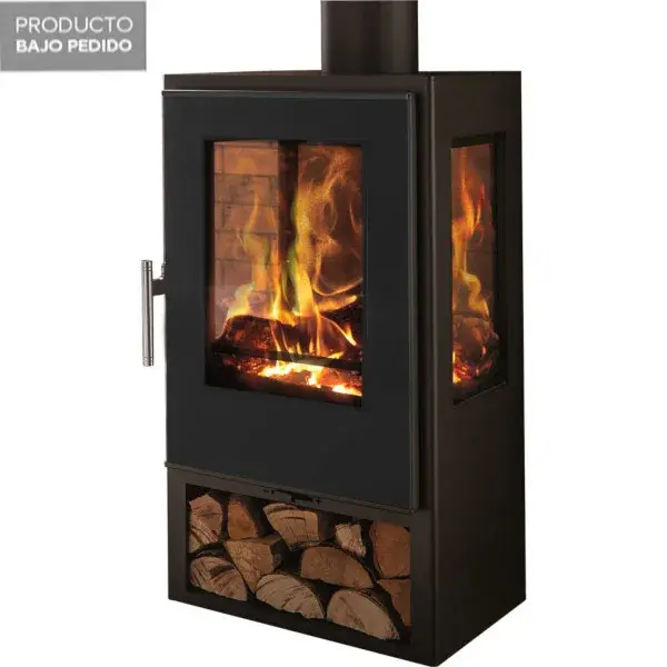 Estufa de leñ olympia 360 7,5 kw panadero