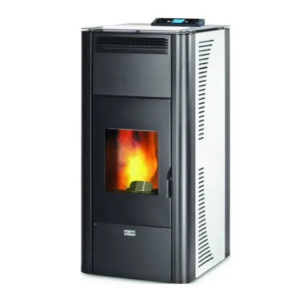 Estufa de pellet Idro 19kW blanco Canadian