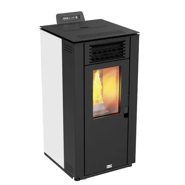 Estufa de pellet Next 10kW blanco Canadian