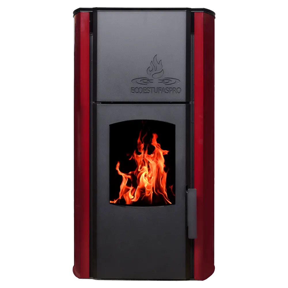 Hidroestufa de pellet Hydra 25 Burdeos, 25kW hasta 200m2 Ecoestufaspro