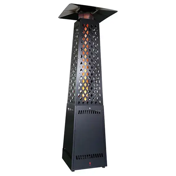 Estufa de pellet exterior Freya negro HTW