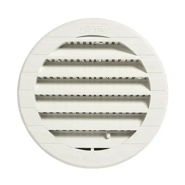 Rejilla empotrable ø 9,4 cm regulable con mosquitera