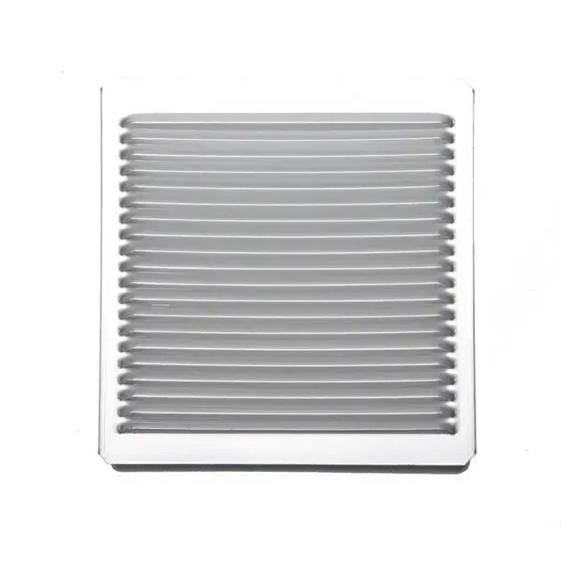 Rejilla empotrar blanca 17 x 16,5 cm