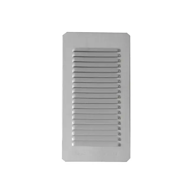 Rejilla empotrar plata 22 x 11,5 cm