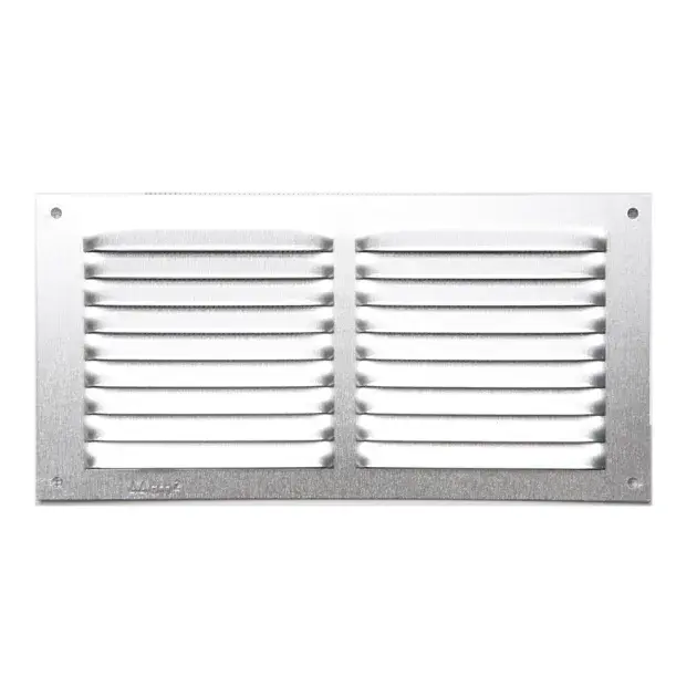 Rejilla metálica aluminio 0,6 mm 10 x 20 cm