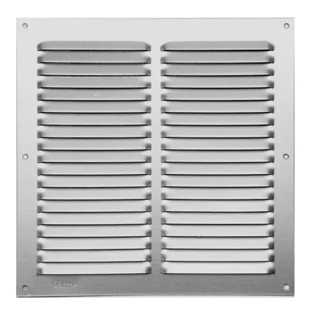 Rejilla metálica aluminio 0,6 mm 20 x 20 cm