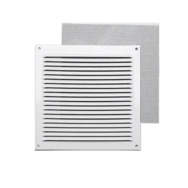 Rejilla c/ mosquitera blanca 20 x 20 cm