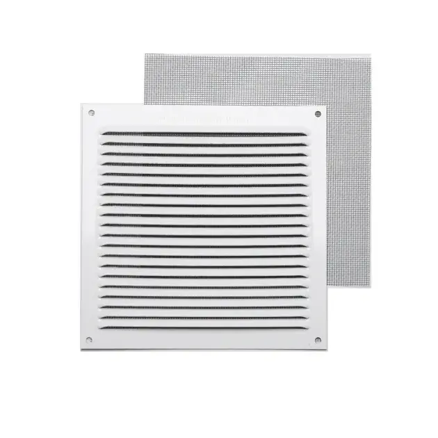 Rejilla c/ mosquitera blanca 15 x 15 cm