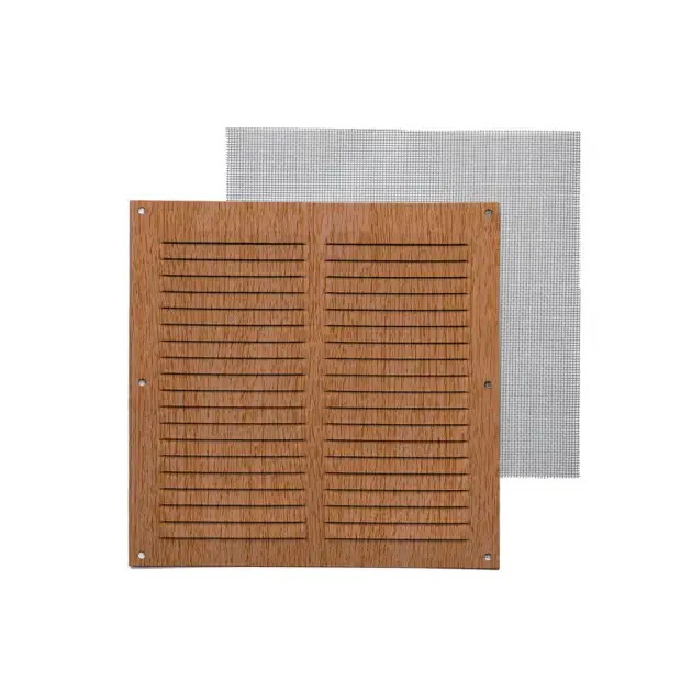 Rejilla c/ mosquitera madera 20 x 20 cm