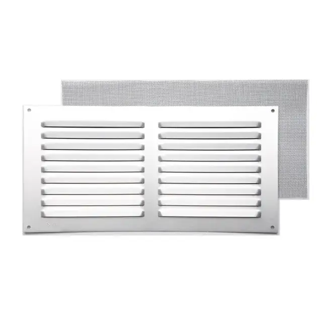 Rejilla c/ mosquitera plata 15 x 30 cm