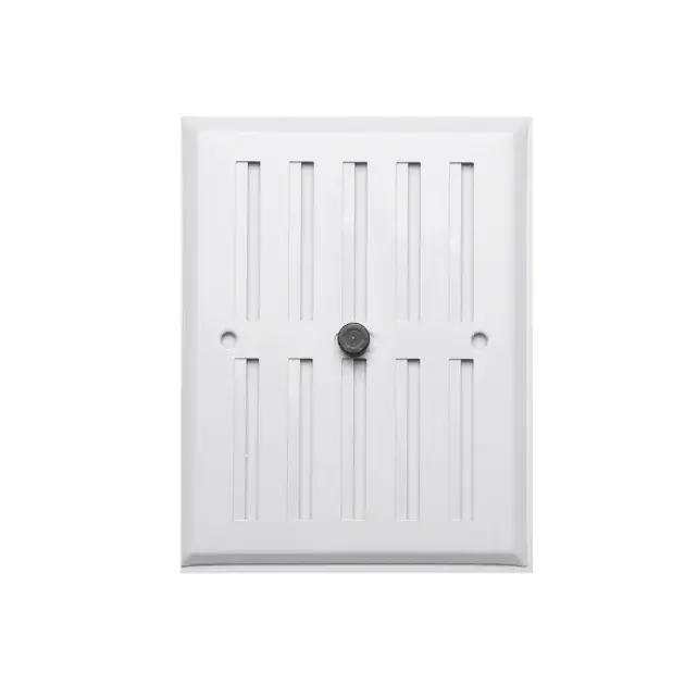 Rejilla regulable blanca 17 x 13 cm