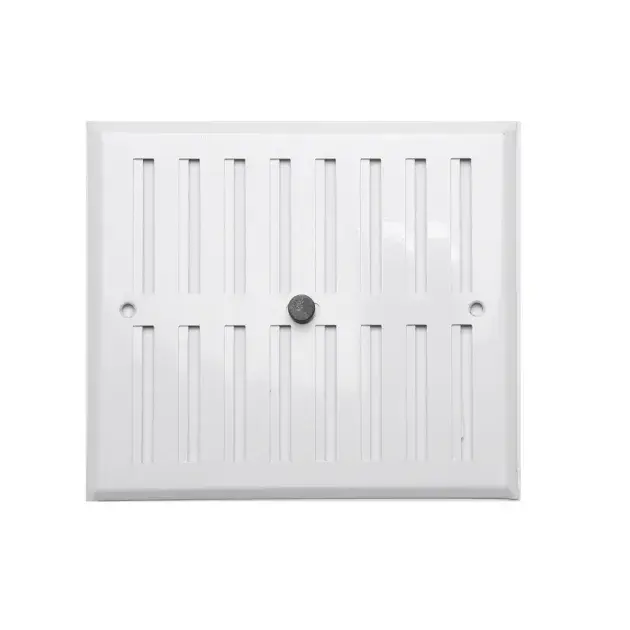 Rejilla regulable blanca 17 x 19 cm