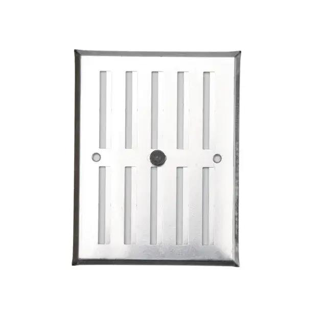 Rejilla regulable plata 17 x 13 cm