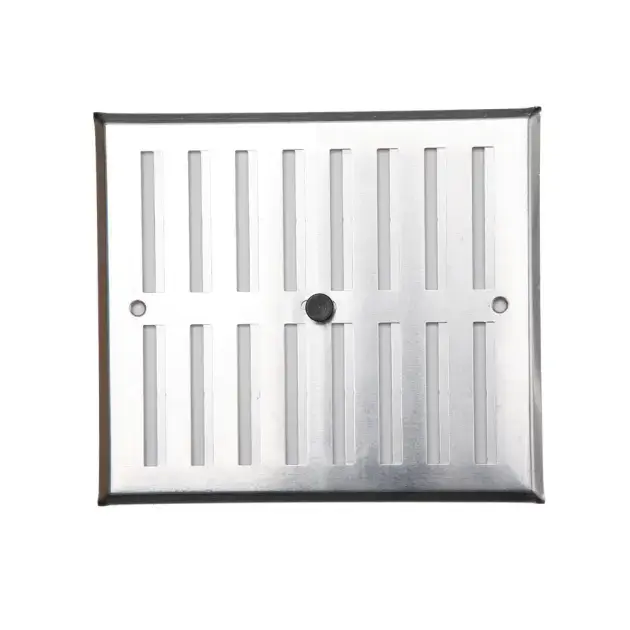 Rejilla regulable plata 17 x 19 cm