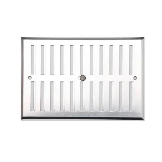 Rejilla regulable plata 17 x 25 cm