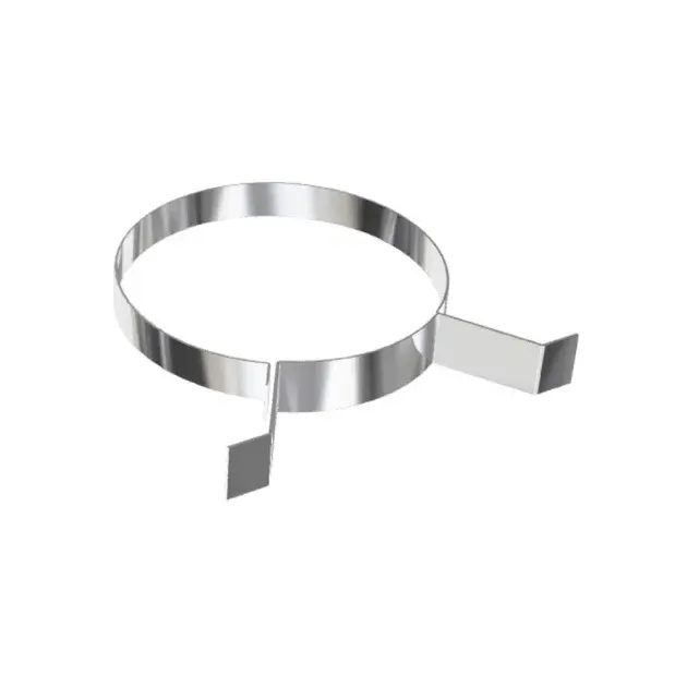 Abrazadera mural ancha inox ø 150 mm