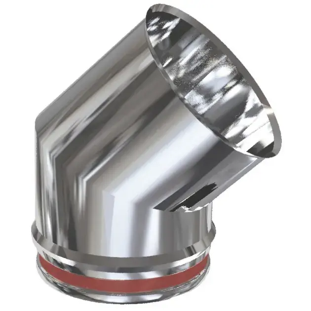 Codo inox 45º ø 150