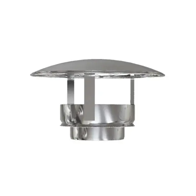 Sombrerete doble pared inox ø 150