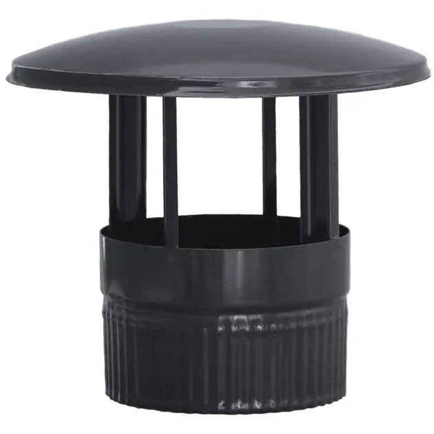 Sombrerete esmaltado negro ø 150