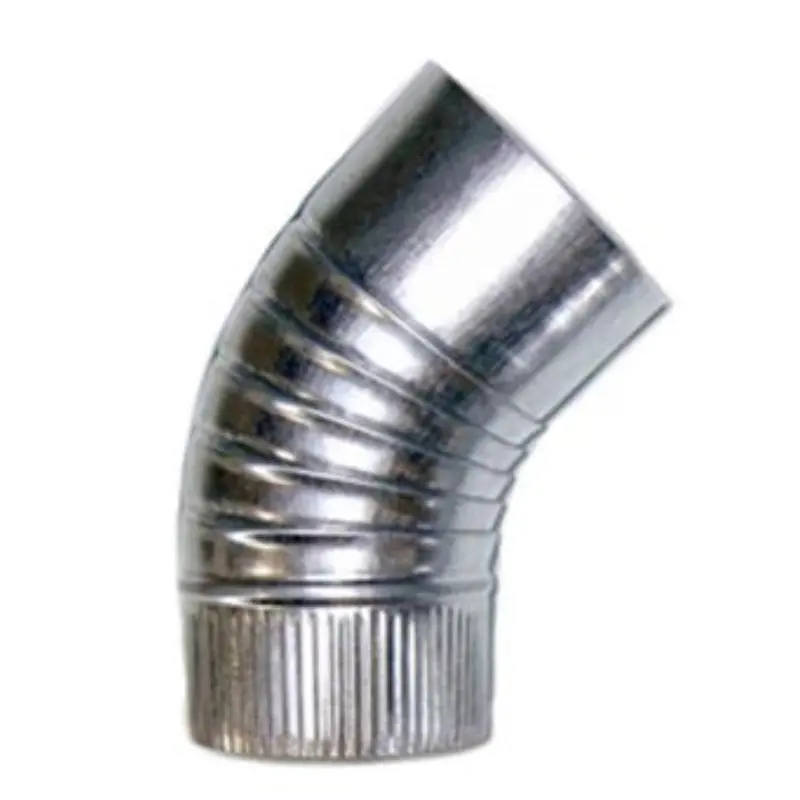 Codo 45g estufa galvan. 120mm. Theca