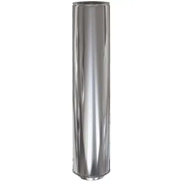 Tubo doble pared inox 1 metro ø 150