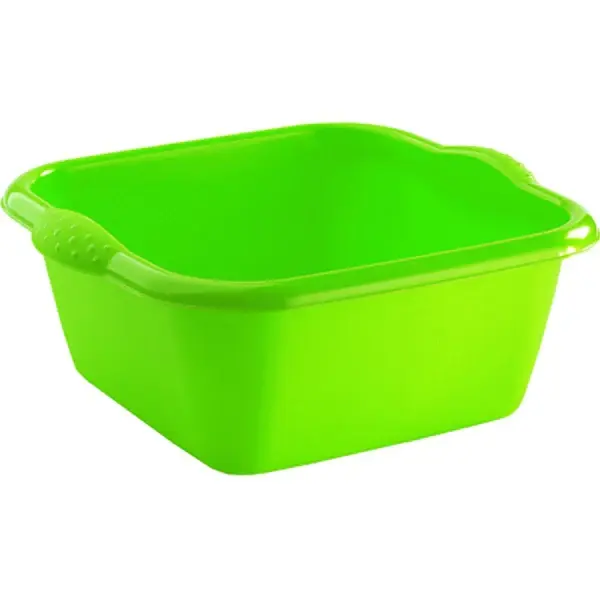 Barreño Genova Cuadrado 10 L para Uso Intensivo