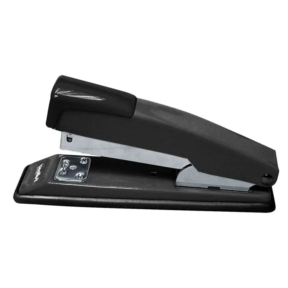 Corchetera 20 Hojas Metálica Negra con Certificación CE